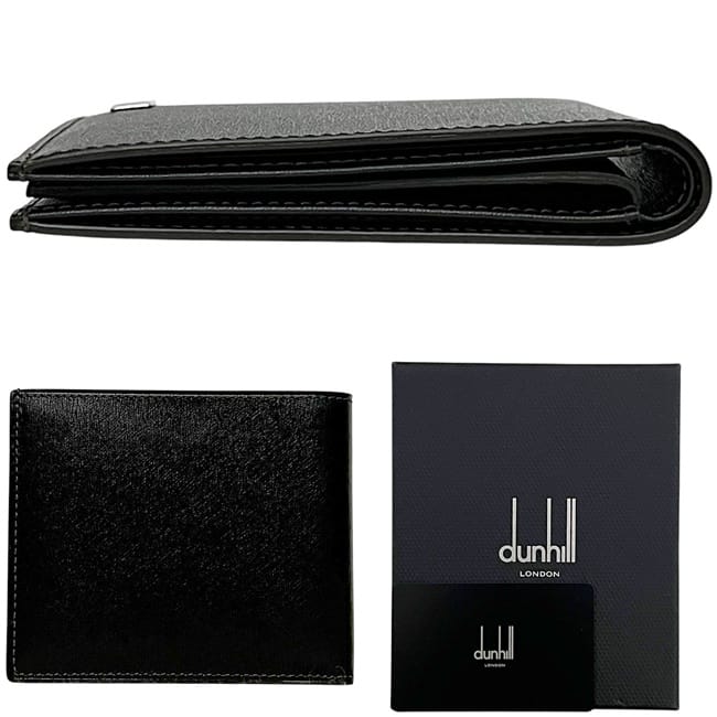 未使用品 dunhill ダンヒル 二つ折り財布 サイドカー レザー ブラック 楽天市場】Dunhill ダンヒル 二つ折り財布 Sidecar サイドカー
