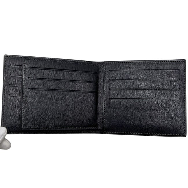 ⭐️未使用品⭐️ダンヒル　二つ折り財布　サイドカー　FP1240E ブラック ダンヒル(dunhill) サイドカー(SIDECAR) 財布 メンズ二つ折り財布