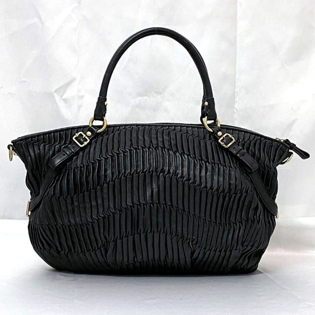 コーチ 2way バッグ ec-21791 ブラック 16264 美品 レザー 中古