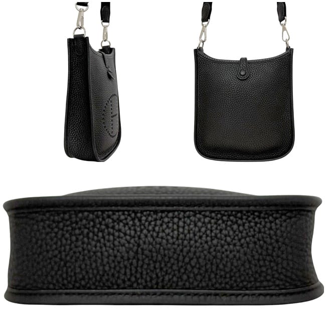 エルメス ショルダーバッグ エヴリン TPM ブラック ミニ 美品 レザー