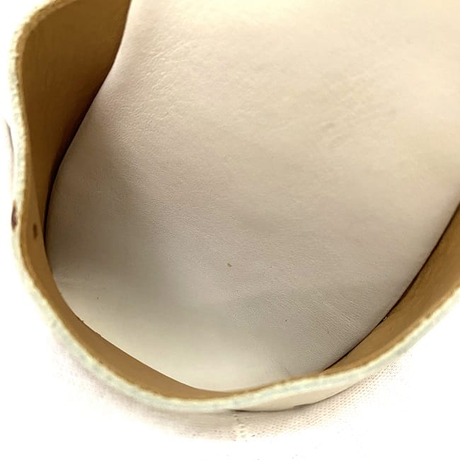 エルメス サンダル ホワイト エヴリン 40 25.0cm レザー 中古