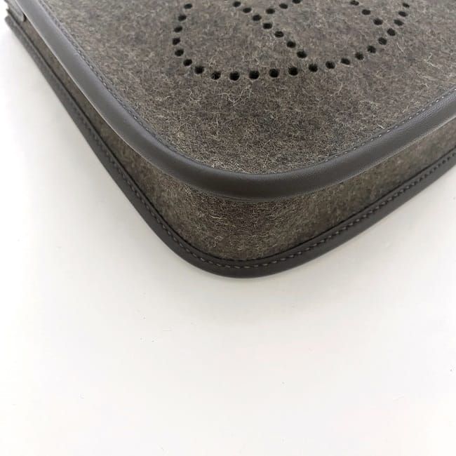 エルメス ショルダーバッグ エヴリン TPM f-21149 グレー ブラウン