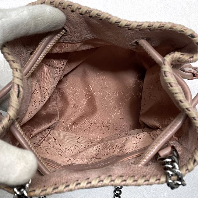 ステラマッカートニー チェーン ショルダーバッグ f-22278 ベージュ