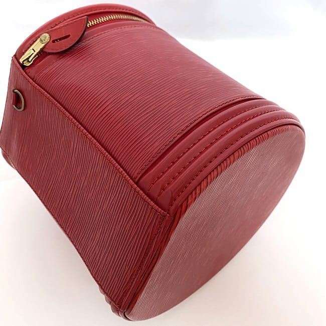 ルイヴィトン エピ カンヌ ワンハンドル バニティバッグ ハンドバッグ赤