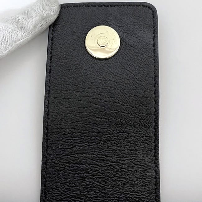 レッド ヴァレンティノ クラッチバッグ ec-23270 ブラック 美品 レザー