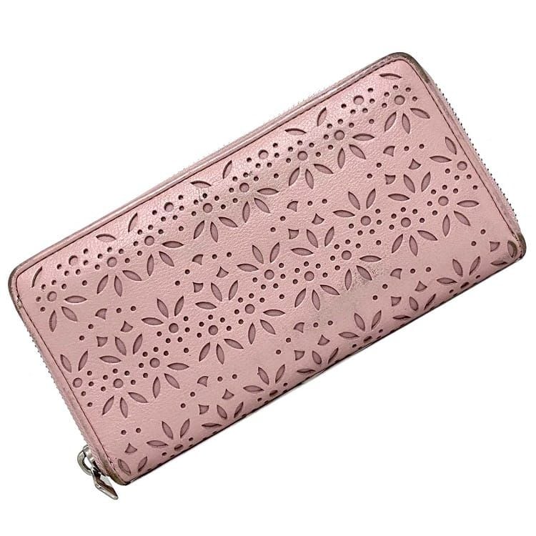 美品 コーチ ラウンドファスナー長財布 レザー メタリックピンク系 シルバー金具 1_000000007738.jpg?1704436823