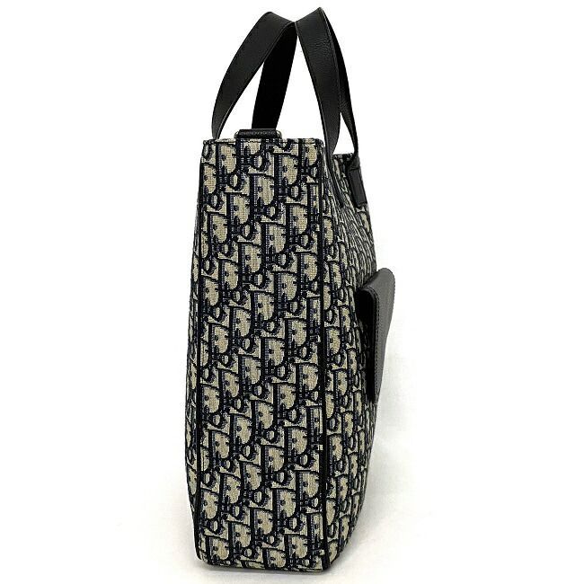 美品】Dior ディオール トロッター トートバッグ A4 キャンバス メンズ