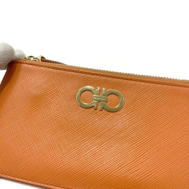 サルヴァトーレ フェラガモ コインケース ec-23091 オレンジ  