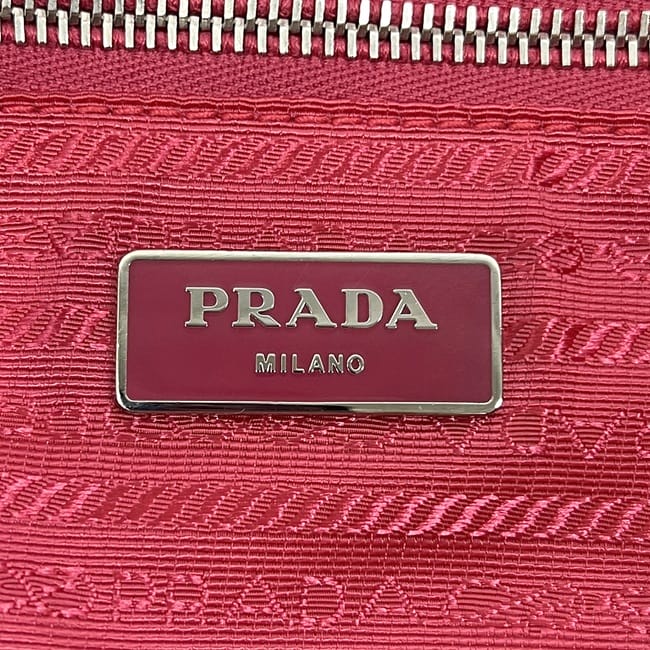 プラダ トートバッグ ピンク テスート B4605C 美品 ナイロン