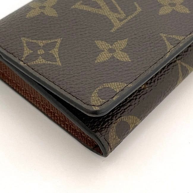 Louis Vuitton モノグラム 名刺入れ ブラウン 中古品 ルイ ヴィトン 名刺入れ アンヴェロップ カルト ドゥヴィジット