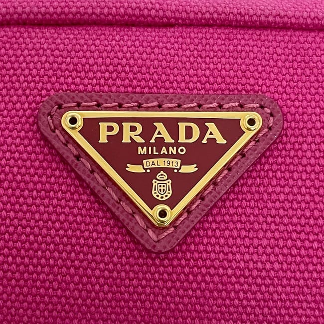 希少✨PRADA プラダ カナパ ロゴ ポーチ ピンク ギャランティカードあり 希少✨PRADA プラダ カナパ ロゴ ポーチ ピンク ギャランティ