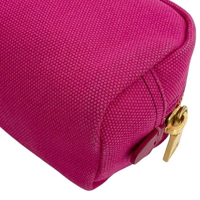 PRADA プラダ カナパ キャンバス ポーチ 【中古品】 中古・古着通販】PRADA (プラダ) カナパ ポーチ ブラック