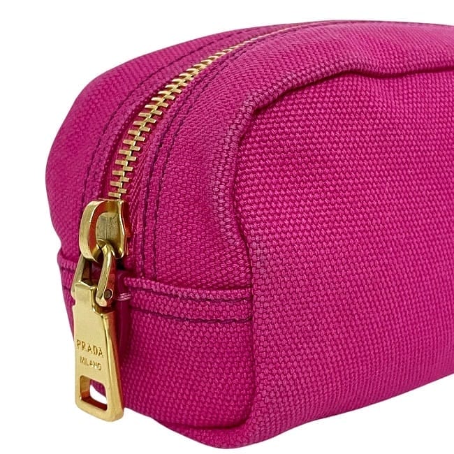 【超美品】PRADA プラダ ポーチ 化粧ポーチ 小物入れ ピンク プラダ PRADA ポーチ コスメポーチ メイクポーチ PR