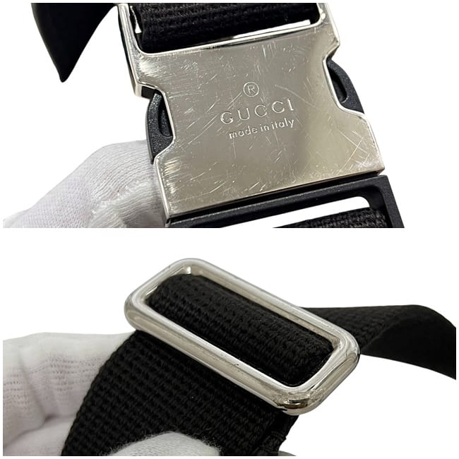 グッチ ボディバッグ ベージュ ブラウン GGキャンバス 449174 美品