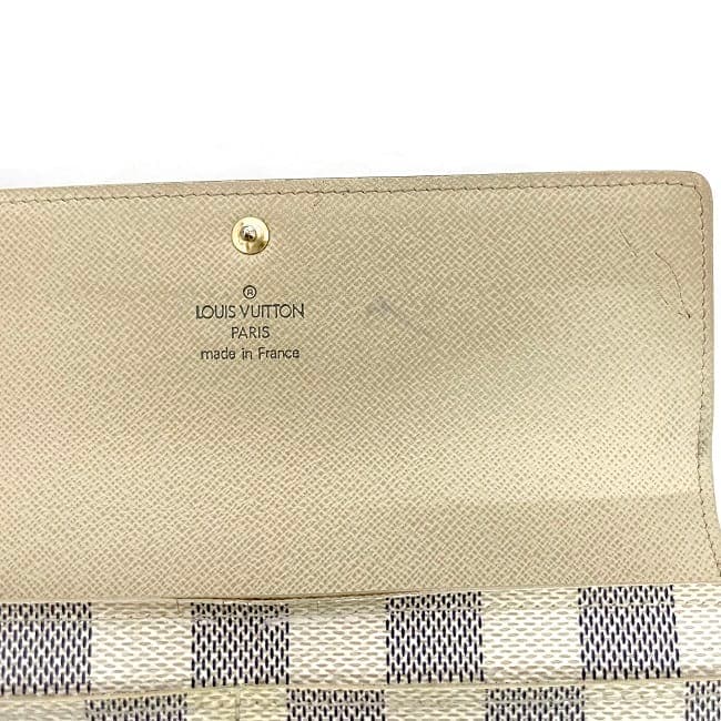 訳あり❣️LOUIS VUITTON＊ルイヴィトン＊長財布＊ダミエ＊アズール✨ LOUIS VUITTON ルイヴィトン 長財布 ダミエアズール ジッピー