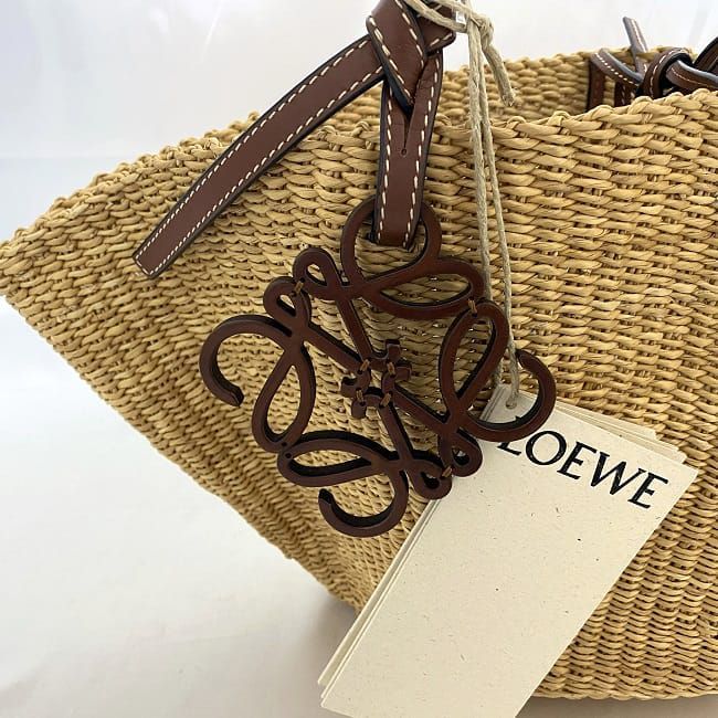 美品ロエベ　カゴバック　ブラウン 楽天市場】loewe かごバッグ スモール（カラーブラウン