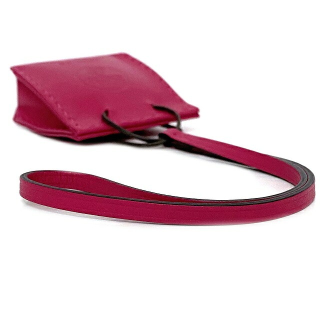 エルメス チャーム サックオランジュ ピンク ローズメキシコ 美品