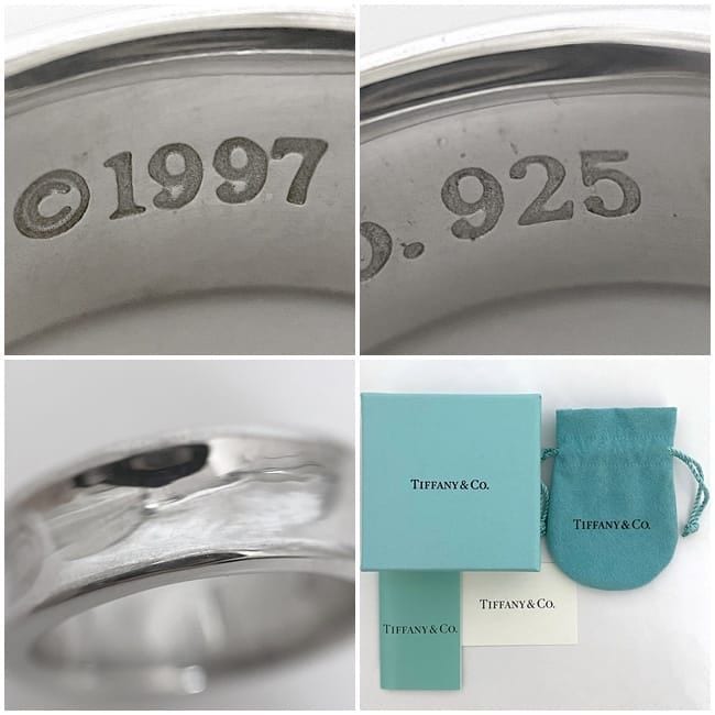 ティファニー リング ec-21993 シルバー 1837 指輪 JP9号 新品 仕上げ