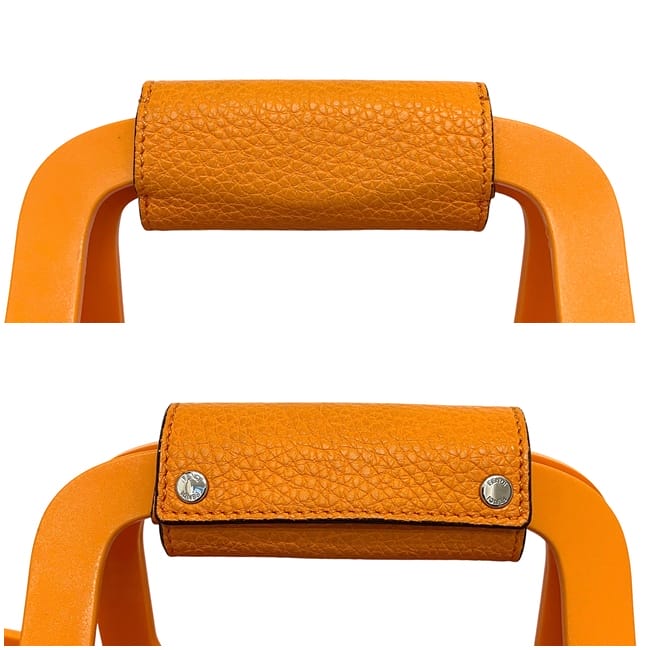 フェンディ バケットバッグ オレンジ ピーカブー フォーティー8 7VA593