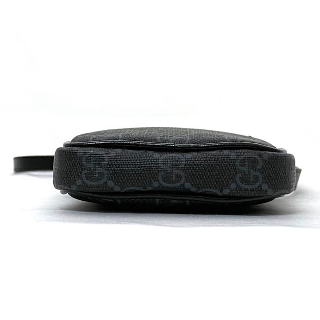 【新品・未使用】GUCCIグッチ　ポーチ クラッチバッグ　ブラック　モノグラム GUCCI】バイカラー スモール ポーチ (GUCCI/クラッチバッグ