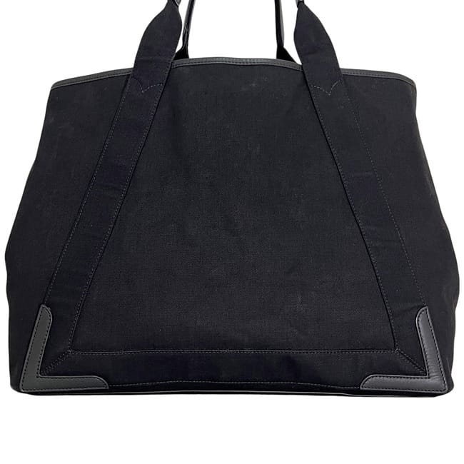 バレンシアガ トートバッグ ネイビーカバ M ブラック 339936 美品