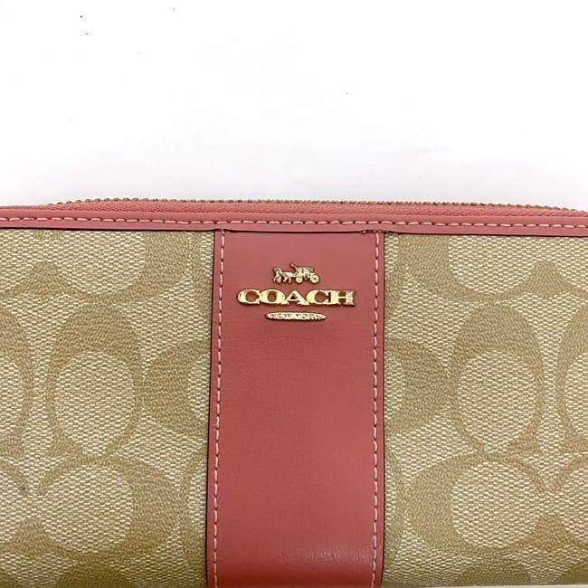 未使用 COACH コーチ シグネチャー 長財布 F34790 ベージュ レディ Amazon | [コーチ] 財布 長財布 ラウンドファスナー L字