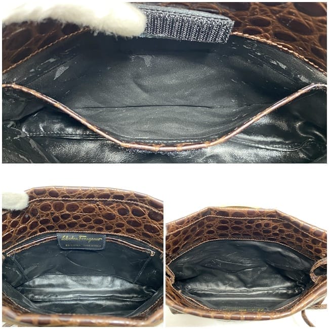 サルヴァトーレ フェラガモ ショルダーバッグ ec-22603 ブラウン