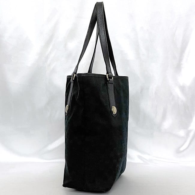 グッチ トートバッグ ec-23221 ブラック GGキャンバス 153009 軽い