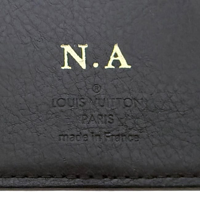 ルイ ヴィトン 二つ折り 長財布 ポルトフォイユ ブラザ ブラック