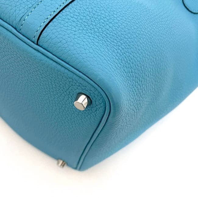 エルメス ハンドバッグ ピコタンロック PM f-23696 ライトブルー