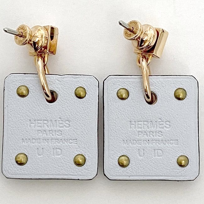 エルメス ピアス アス ドゥクール f-22435 ピンクゴールド ライト