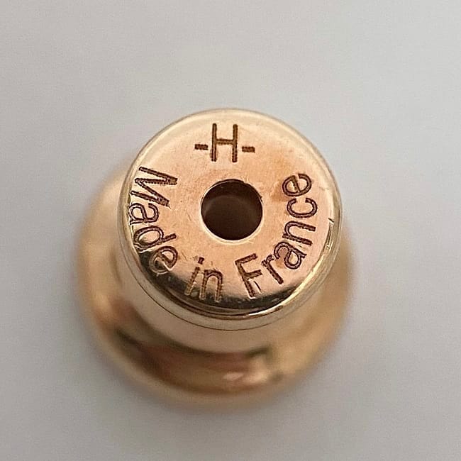 エルメス ピアス アス ドゥクール f-22435 ピンクゴールド ライト