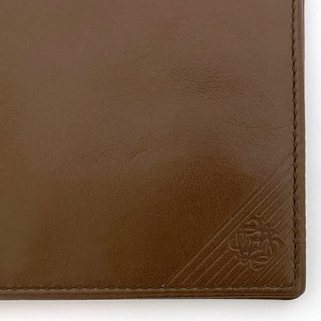 本物未使用■ロエベ■アナグラム ロゴ レザー キーウォレット/キャメルレザー ロエベ 二つ折り 財布 ec-23798 ブラウン アナグラム 美品 札入