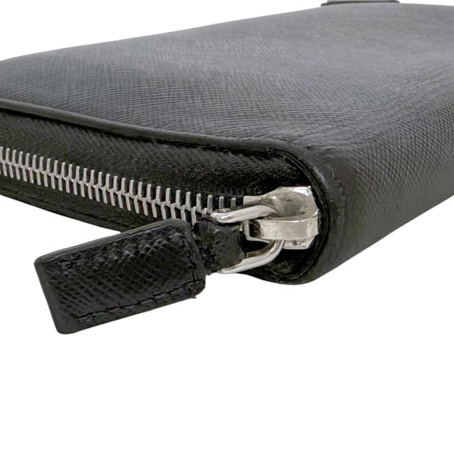 プラダ ラウンドファスナー 長財布 オーガナイザー ブラック ノワール