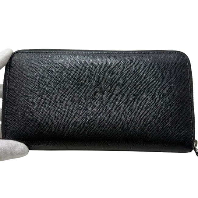 プラダ ラウンドファスナー 長財布 オーガナイザー ブラック ノワール