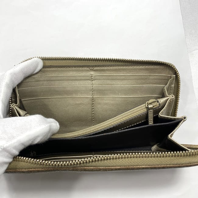 グッチ ラウンドファスナー 長財布 ec-22613 ゴールド