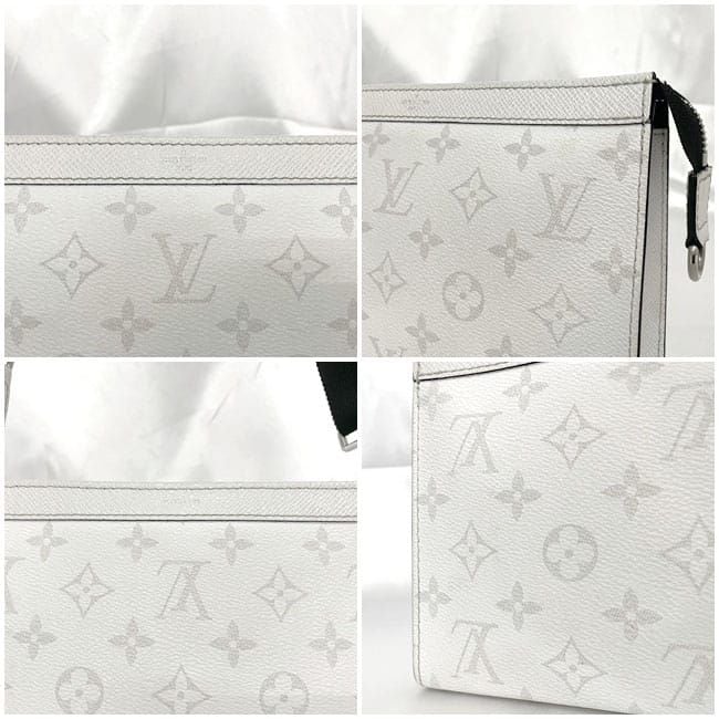 ルイ ヴィトン ショルダーバッグ ガストン ウェアラブル ホワイト グレー タイガラマ M30935 美品 ミニバッグ モノグラムキャンバス 中古 ICタグ反応有 LOUIS VUITTON ファスナー 斜め掛け 肩掛け ロゴ モノグラム LV 人気 シンプル 白 ブランド 本物 鑑定済み ルイ ヴィトン ショルダーバッグ ガストン ウェアラブル ホワイト