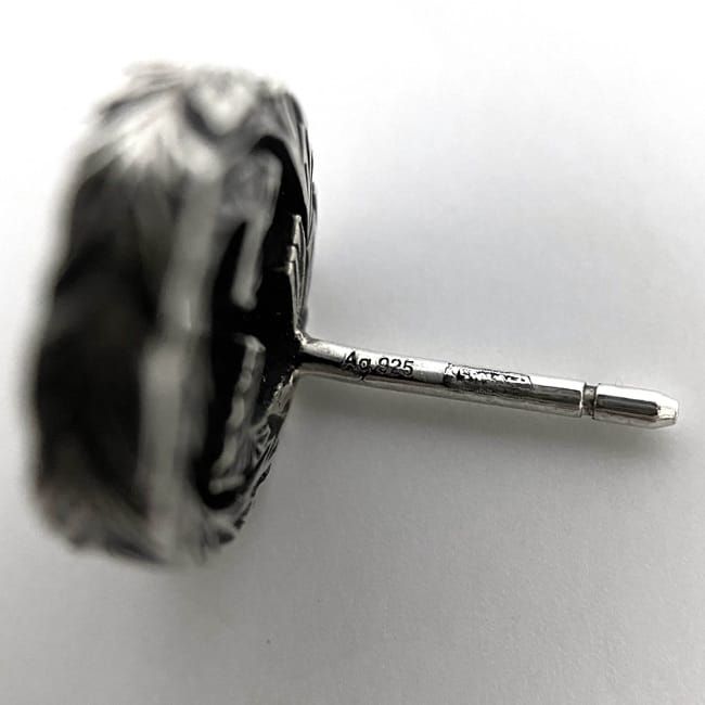 グッチ ピアス ec-21974 シルバー インターロッキング 美品 Ag 925