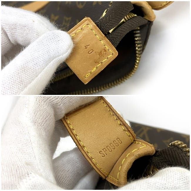 ルイヴィトンボストンバッグモノグラムヌメ革大容量ユニセックス