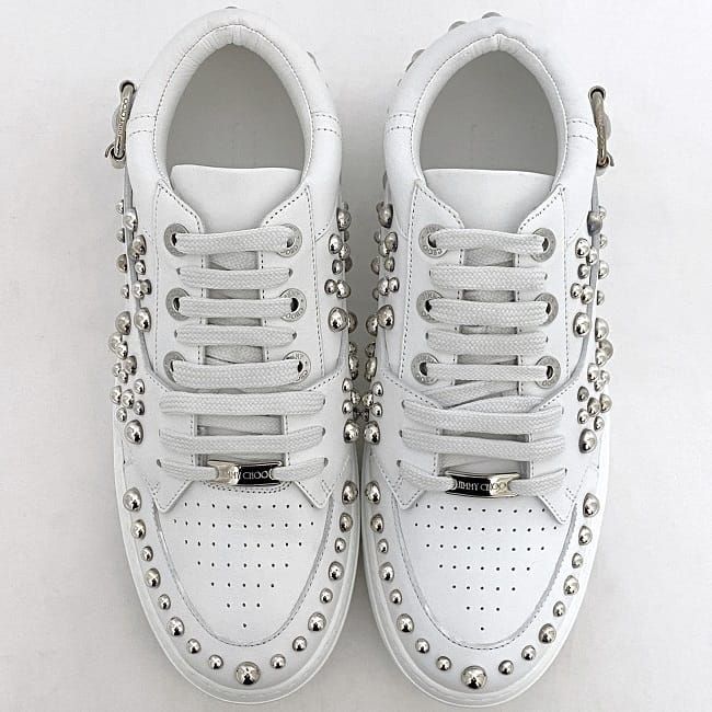 ジミーチュウ スニーカー ec-21976 ホワイト ROMAN 036520 未使用 美品  