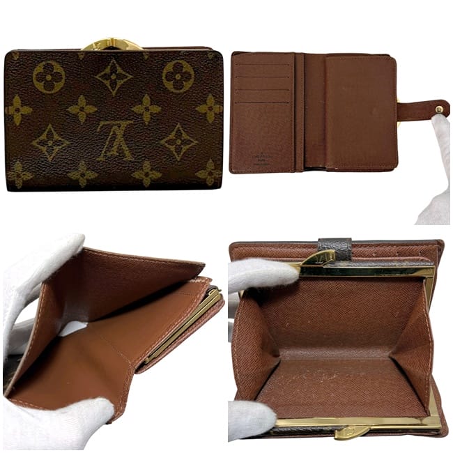 ルイ ヴィトン 二つ折り がま口 財布 ポルトモネビエ ヴィエノワ