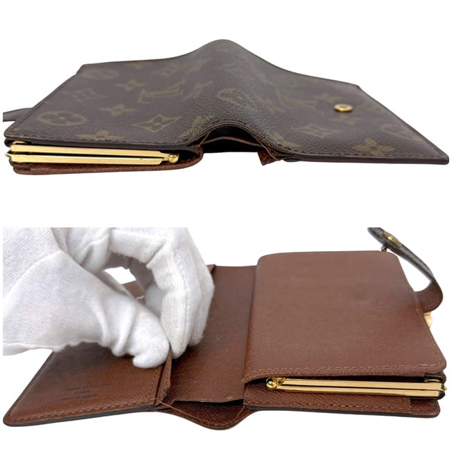ルイ ヴィトン 二つ折り がま口 財布 ポルトモネビエ ヴィエノワ