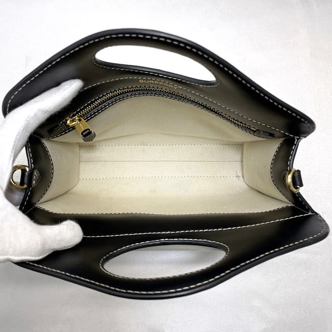 バーバリー 2way バッグ ポケットバッグ f-23460 ナチュラル ホワイト