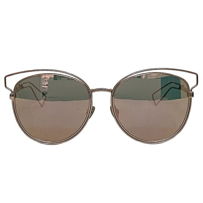 Christian Dior サングラス ミラータイプ ピンク×ゴールド ec14823-7.jpg