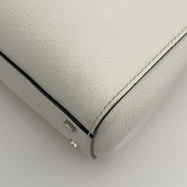 ジミーチュウ 2way バッグ f-23166 ホワイト ヴァレンヌ 美品 レザー