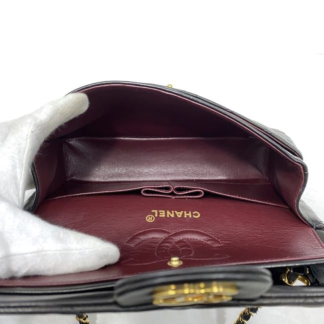 シャネル チェーン ショルダーバッグ f-21080 ブラック マトラッセ