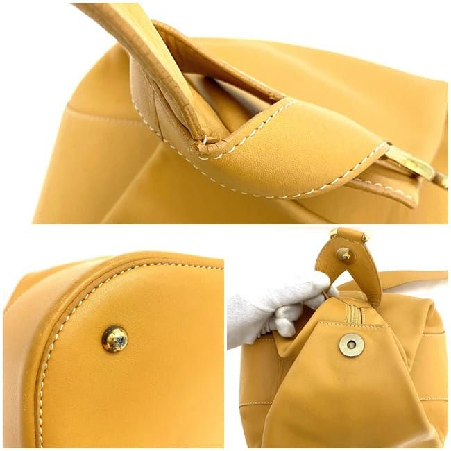 美品 LOEWE ロエベ オレンジ レザー ショルダーバッグ 楽天市場】【送料無料】 ロエベ ショルダーバッグ キャメル