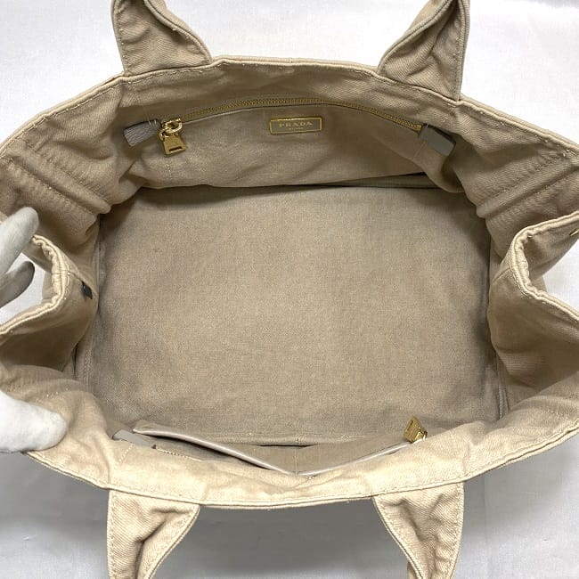 プラダ トートバッグ カナパトート f-22452 ベージュ カナパ B1872B