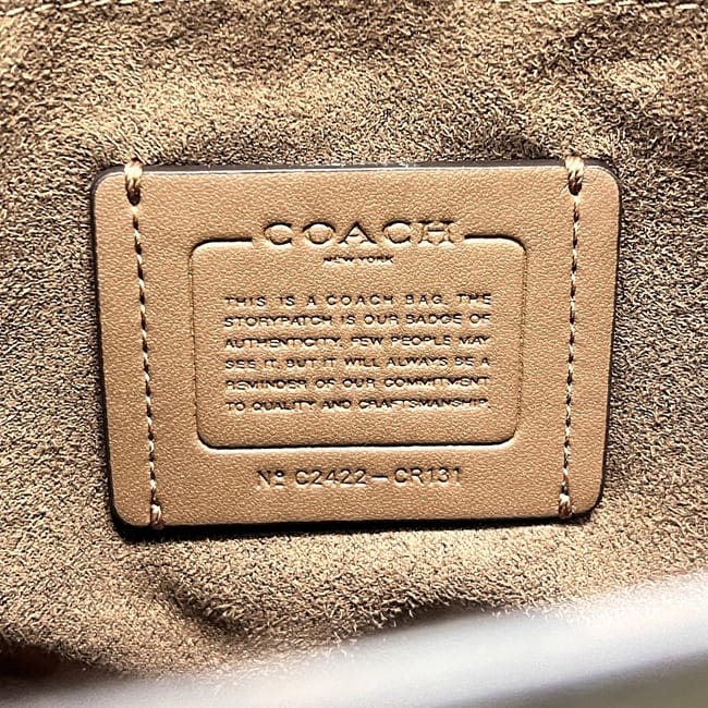コーチ ショルダーバッグ ブラウン シグネチャー CR131 美品 PVC