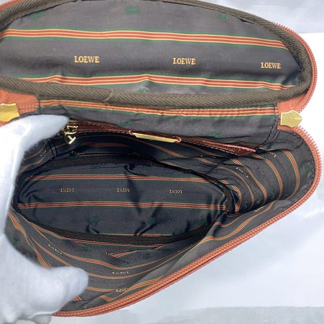 ロエベ バニティバッグ f-21837 レッド ベラスケス ハンドバッグ